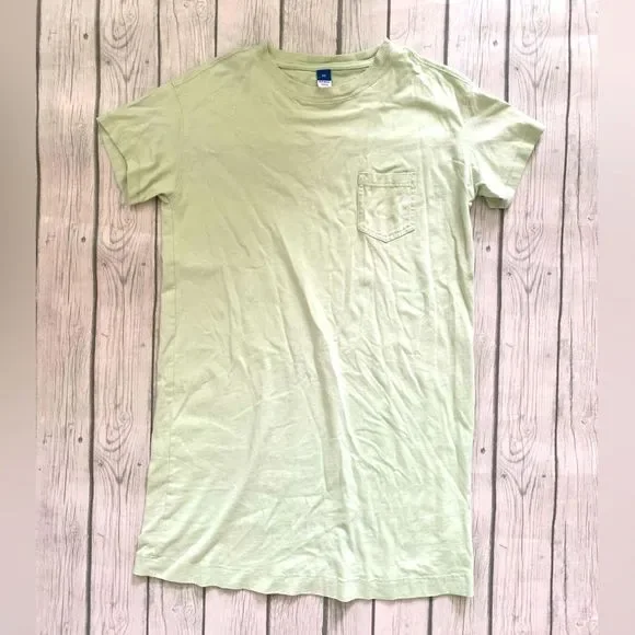 Old navy green t-shirt dress-extra small